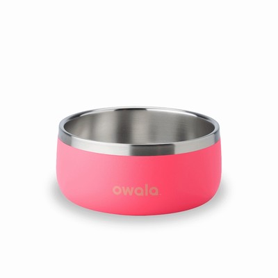 Owala 3 Cups Pet Bowl Pink | 9346-TEIQM